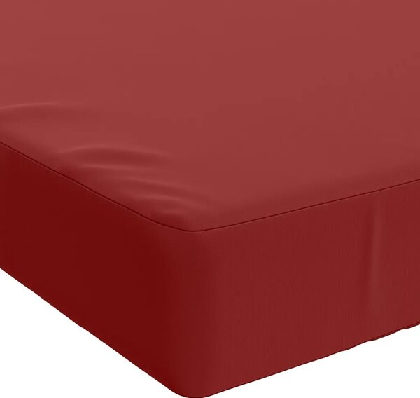 Jastuk za sjedalo SOEST 100% poliester Vinska crvena - boja crnog vina 120 x 60 x 10 cm Poliester