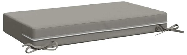 Jastuk za sjedalo SOEST 100% poliester Siva 70 x 40 x 10 cm - Siva 70 x 40 x 10 cm Poliester