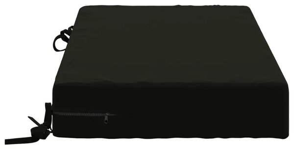 Jastuk za sjedalo SOEST 100% poliester Crna 70 x 40 x 10 cm - Crna 70 x 40 x 10 cm Poliester