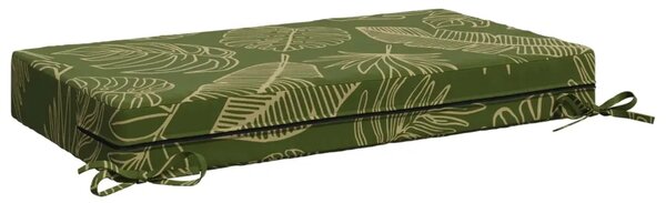 Jastuk za sjedalo SOEST 100% poliester Dizajn lista - Dezen s listom 70 x 40 x 10 cm Poliester