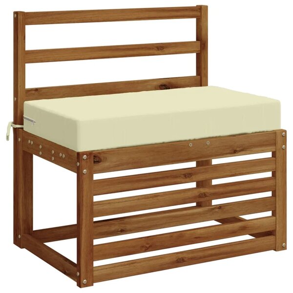 Jastuk za sjedalo SOEST 100% poliester Krem 70 x 40 x 10 cm - Krem 70 x 40 x 10 cm Poliester
