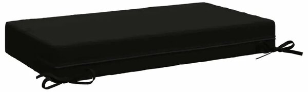 Jastuk za sjedalo SOEST 100% poliester Crna 70 x 40 x 10 cm - Crna 70 x 40 x 10 cm Poliester