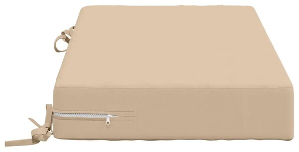 Jastuk za sjedalo SOEST 100% poliester Krem 70 x 40 x 10 cm - Krem 70 x 40 x 10 cm Melange