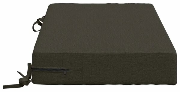 Jastuk za sjedalo SOEST 100% poliester Antracit 70 x 40 x 10 cm - Antracit 70 x 40 x 10 cm Melange
