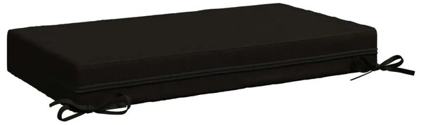 Jastuk za sjedalo SOEST 100% poliester Crna 70 x 40 x 10 cm - Crna 70 x 40 x 10 cm Melange