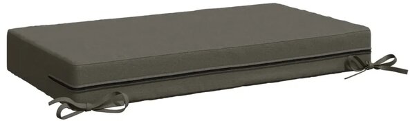 Jastuk za sjedalo SOEST 100% poliester Siva 70 x 40 x 10 cm - Siva 70 x 40 x 10 cm Melange
