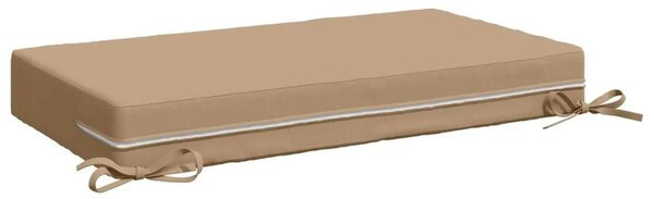 Jastuk za sjedalo SOEST 100% poliester Pijesak 70 x 40 x 10 cm - Pijesak 70 x 40 x 10 cm Melange