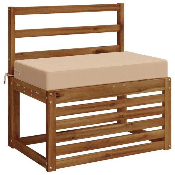 Jastuk za sjedalo SOEST 100% poliester Krem 70 x 40 x 10 cm - Krem 70 x 40 x 10 cm Melange