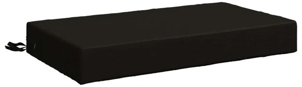 Jastuk za sjedalo SOEST 100% poliester Crna 70 x 40 x 10 cm - Crna 70 x 40 x 10 cm Melange