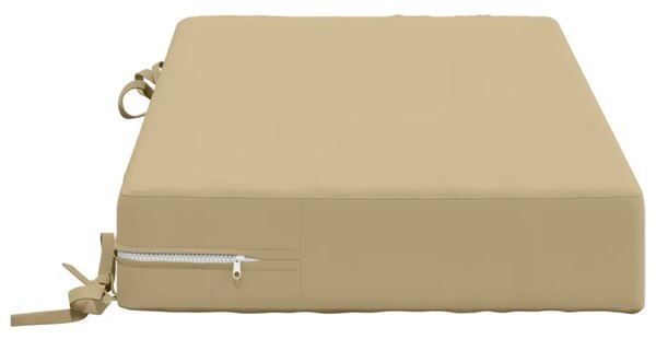 Jastuk za sjedalo SOEST 100% poliester Bež 70 x 40 x 10 cm - Bež 70 x 40 x 10 cm Poliester