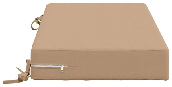 Jastuk za sjedalo SOEST 100% poliester Pijesak 70 x 40 x 10 cm - Pijesak 70 x 40 x 10 cm Melange