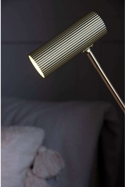 Globen Lighting Hubble READ stolna lampa, mesing, visina 45 cm, Zlato / mjed, Dnevni boravak/blagovaonica, Metal, Stolni stol