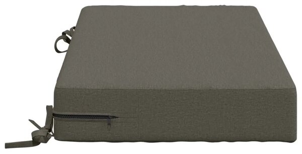 Jastuk za sjedalo SOEST 100% poliester Siva 70 x 40 x 10 cm - Siva 70 x 40 x 10 cm Melange
