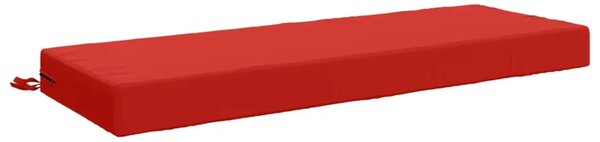 Jastuk za sjedalo SOEST 100% poliester Crvena 120 x 40 x 10 cm - Crvena 120 x 40 x 10 cm Poliester