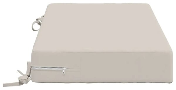 Jastuk za sjedalo SOEST 100% poliester Bijela 70 x 40 x 10 cm - Bijela 70 x 40 x 10 cm Melange