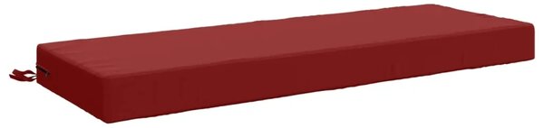 Jastuk za sjedalo SOEST 100% poliester Vinska crvena - boja crnog vina 120 x 40 x 10 cm Poliester