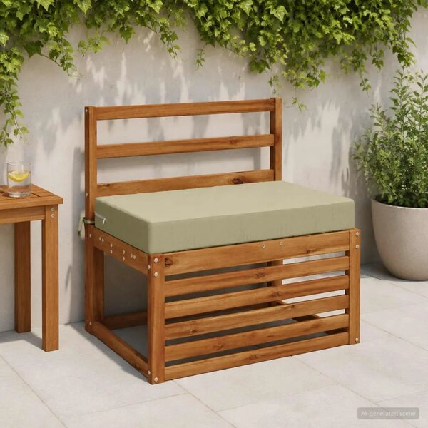 Jastuk za sjedalo SOEST 100% poliester Svijetlo zelena - Svijetlo zelena 70 x 40 x 10 cm Melange