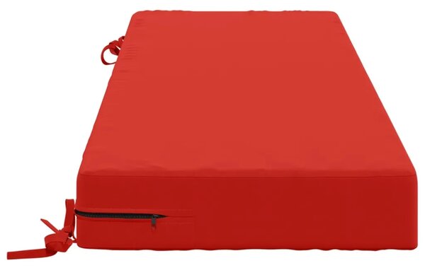 Jastuk za sjedalo SOEST 100% poliester Crvena 120 x 40 x 10 cm - Crvena 120 x 40 x 10 cm Poliester