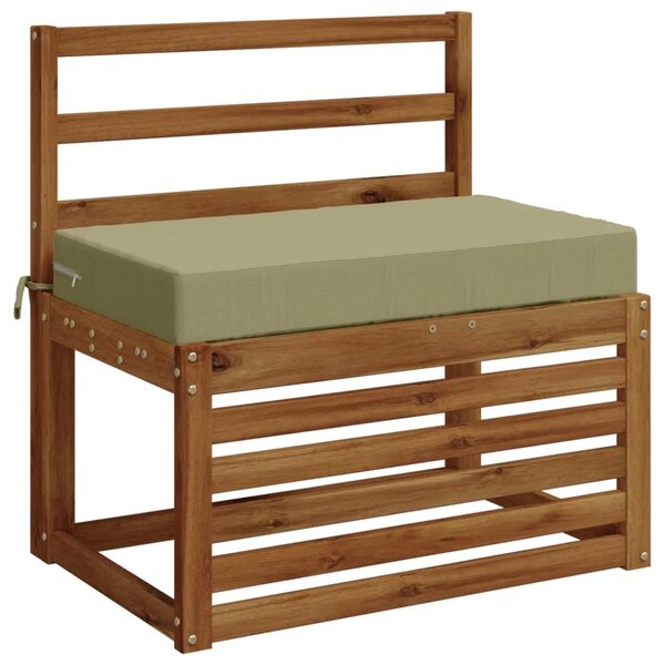 Jastuk za sjedalo SOEST 100% poliester Svijetlo zelena - Svijetlo zelena 70 x 40 x 10 cm Melange