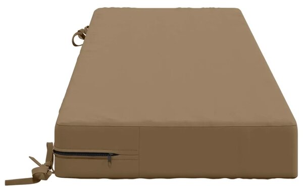 Jastuk za sjedalo SOEST 100% poliester Sivosmeđa - Sivosmeđa 120 x 40 x 10 cm Poliester