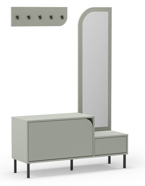 Zeleni/sivi set za hodnik Bea – Marckeric