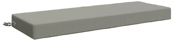 Jastuk za sjedalo SOEST 100% poliester Siva 120 x 40 x 10 cm - Siva 120 x 40 x 10 cm Poliester
