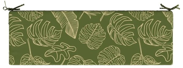 Jastuk za sjedalo SOEST 100% poliester Dizajn lista - Dezen s listom 120 x 40 x 10 cm Poliester