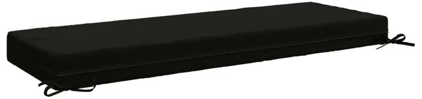 Jastuk za sjedalo SOEST 100% poliester Crna 120 x 40 x 10 cm - Crna 120 x 40 x 10 cm Poliester