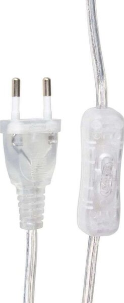 Globen Lighting Torrano stolna lampa, siva, visina 53 cm, Sivo, Dnevni boravak/blagovaonica, Staklo, Metak