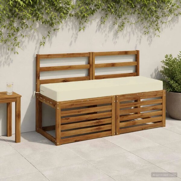 Jastuk za sjedalo SOEST 100% poliester Krem 120 x 40 x 10 cm - Krem 120 x 40 x 10 cm Poliester