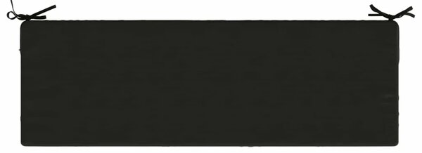 Jastuk za sjedalo SOEST 100% poliester Crna 120 x 40 x 10 cm - Crna 120 x 40 x 10 cm Poliester