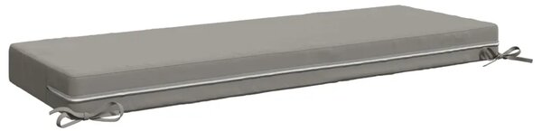 Jastuk za sjedalo SOEST 100% poliester Siva 120 x 40 x 10 cm - Siva 120 x 40 x 10 cm Poliester