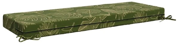 Jastuk za sjedalo SOEST 100% poliester Dizajn lista - Dezen s listom 120 x 40 x 10 cm Poliester