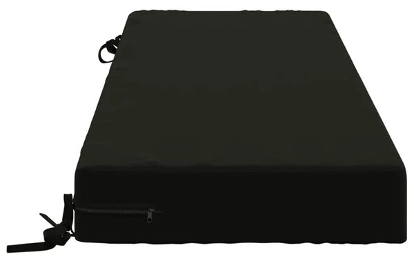 Jastuk za sjedalo SOEST 100% poliester Crna 120 x 40 x 10 cm - Crna 120 x 40 x 10 cm Poliester