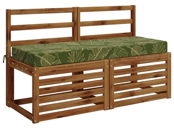 Jastuk za sjedalo SOEST 100% poliester Dizajn lista - Dezen s listom 120 x 40 x 10 cm Poliester