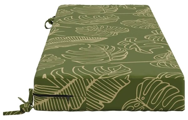 Jastuk za sjedalo SOEST 100% poliester Dizajn lista - Dezen s listom 120 x 40 x 10 cm Poliester