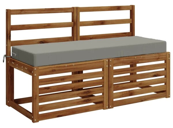 Jastuk za sjedalo SOEST 100% poliester Siva 120 x 40 x 10 cm - Siva 120 x 40 x 10 cm Poliester