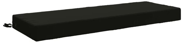 Jastuk za sjedalo SOEST 100% poliester Crna 120 x 40 x 10 cm - Crna 120 x 40 x 10 cm Poliester