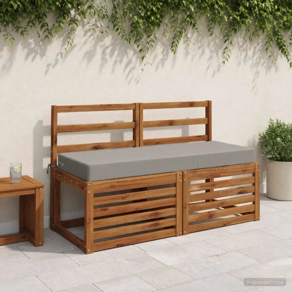 Jastuk za sjedalo SOEST 100% poliester Siva 120 x 40 x 10 cm - Siva 120 x 40 x 10 cm Poliester
