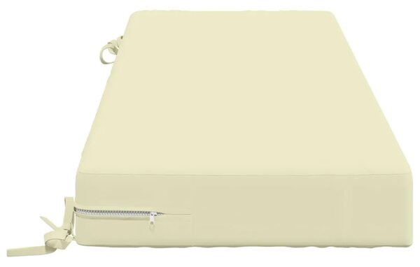 Jastuk za sjedalo SOEST 100% poliester Krem 120 x 40 x 10 cm - Krem 120 x 40 x 10 cm Poliester