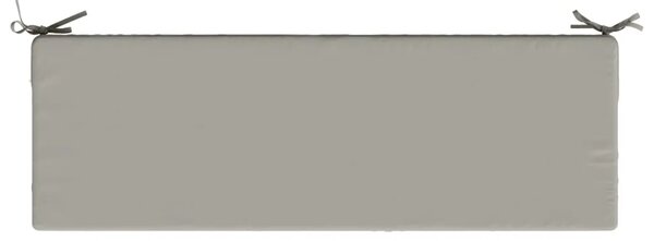 Jastuk za sjedalo SOEST 100% poliester Siva 120 x 40 x 10 cm - Siva 120 x 40 x 10 cm Poliester