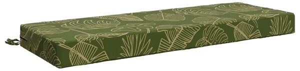 Jastuk za sjedalo SOEST 100% poliester Dizajn lista - Dezen s listom 120 x 40 x 10 cm Poliester