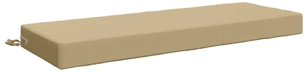 Jastuk za sjedalo SOEST 100% poliester Bež 120 x 40 x 10 cm - Bež 120 x 40 x 10 cm Poliester