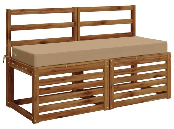 Jastuk za sjedalo SOEST 100% poliester Pijesak 120 x 40 x 10 cm - Pijesak 120 x 40 x 10 cm Melange