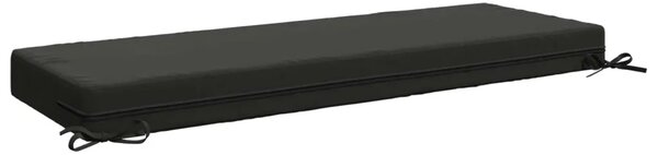 Jastuk za sjedalo SOEST 100% poliester Antracit - Antracit 120 x 40 x 10 cm Poliester