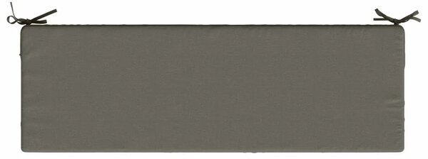 Jastuk za sjedalo SOEST 100% poliester Siva 120 x 40 x 10 cm - Siva 120 x 40 x 10 cm Melange