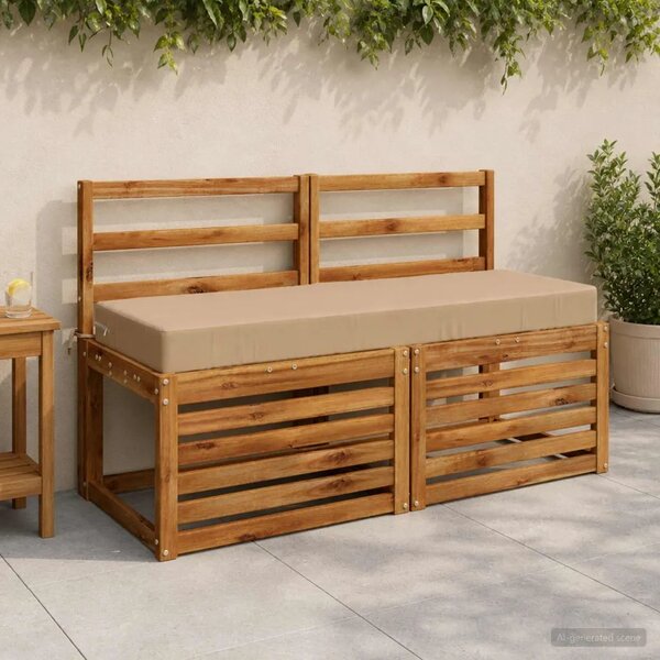 Jastuk za sjedalo SOEST 100% poliester Pijesak 120 x 40 x 10 cm - Pijesak 120 x 40 x 10 cm Melange