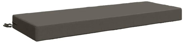 Jastuk za sjedalo SOEST 100% poliester Siva 120 x 40 x 10 cm - Siva 120 x 40 x 10 cm Melange