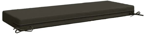Jastuk za sjedalo SOEST 100% poliester Antracit - Antracit 120 x 40 x 10 cm Melange