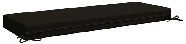 Jastuk za sjedalo SOEST 100% poliester Crna 120 x 40 x 10 cm - Crna 120 x 40 x 10 cm Melange